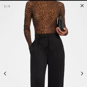 Victoria's Secret Black Sheer Bodysuit